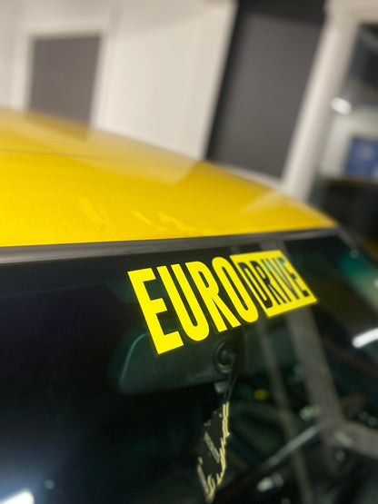 Eurodrive// Viynl Logo sticker - EURO DRIVE LLC